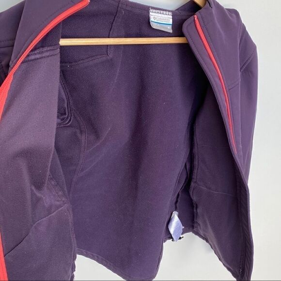 Columbia Women Omni-shield Purple Hooded Jacket - Picture 11 of 13